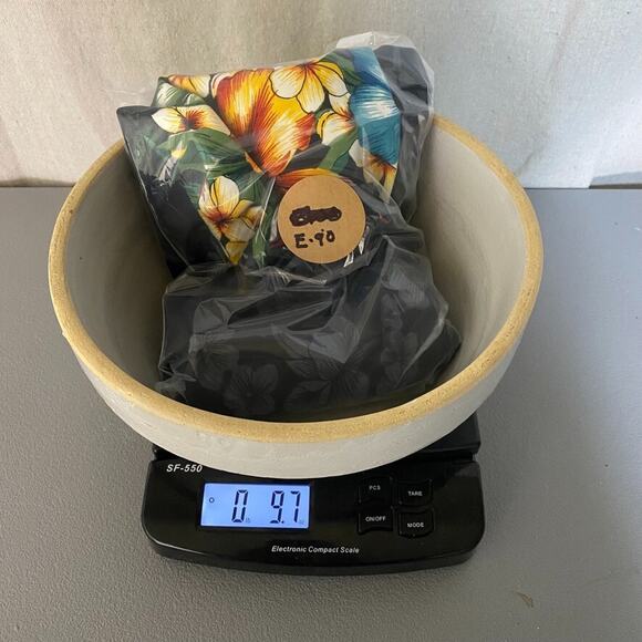 Vintage Good Vibes Mens Button Up Hawaiian Shirt Size L Tropical Floral Surfer - Picture 8 of 8